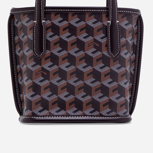 RUSSO MICRO TOTE BAG- Chestnut Brown