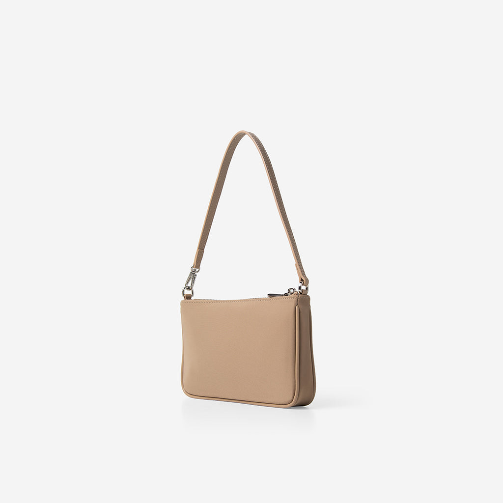 MILO NYLON POUCH- Almond
