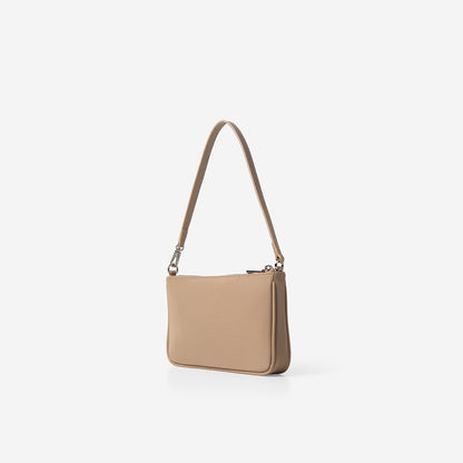 MILO NYLON POUCH- Almond