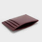 Ivette Woven Card Holder - Wineberry Red