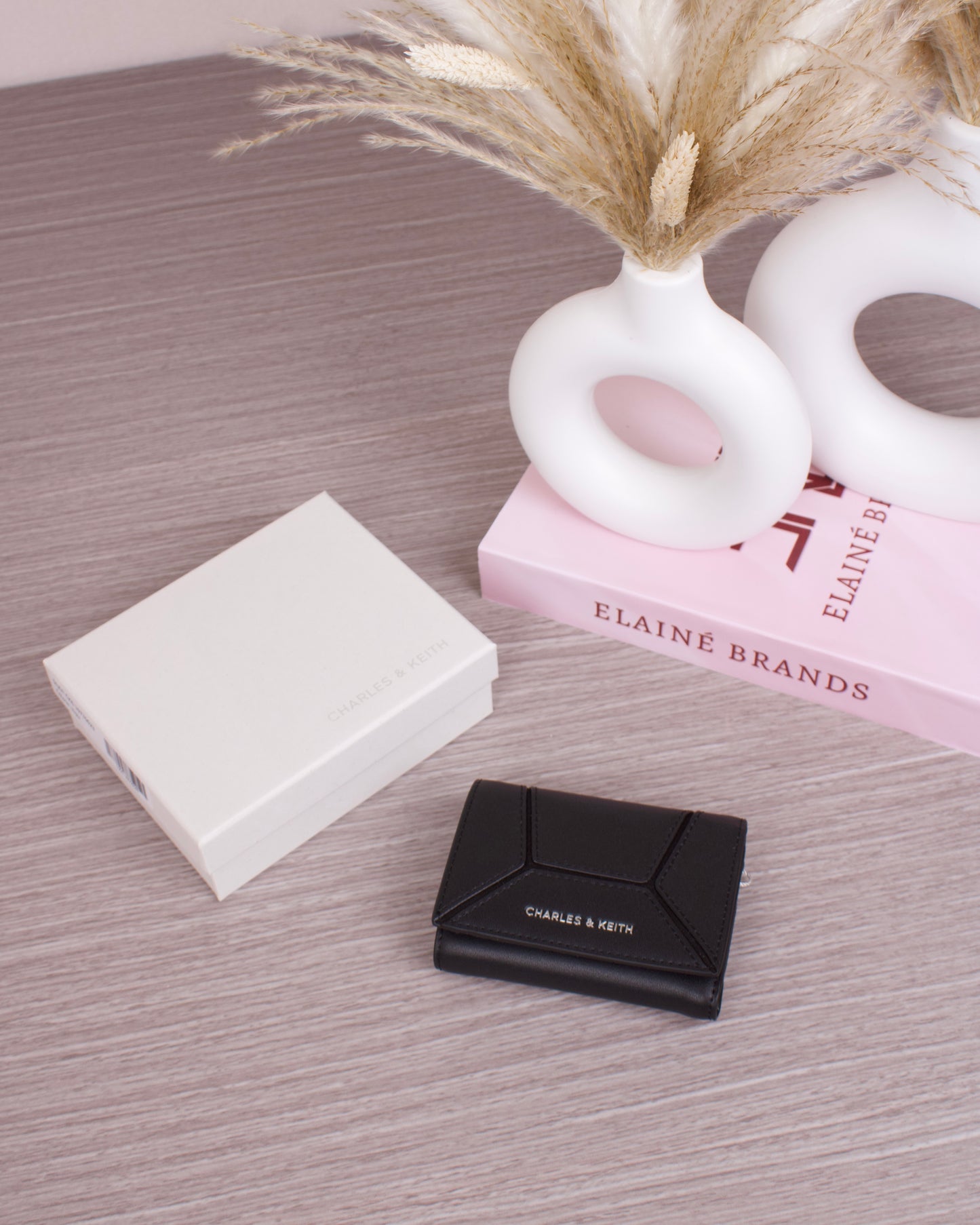 Nasrin Geometric Wallet - Noir