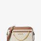 Jet Set Large Logo Crossbody Bag - VANILLA