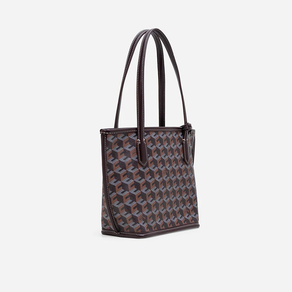 RUSSO MINI TOTE BAG- Chestnut Brown
