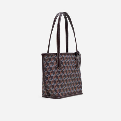 RUSSO MINI TOTE BAG- Chestnut Brown