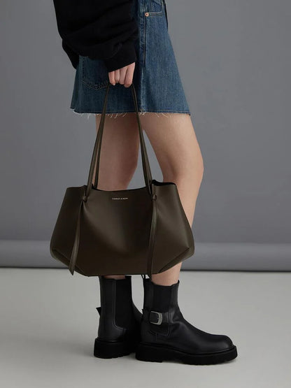 Calla Tote Bag - Dark Moss