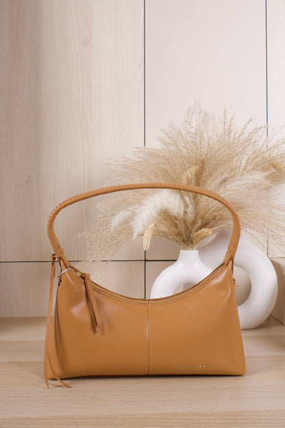 Simone Shoulder Bag - Russet Brown
