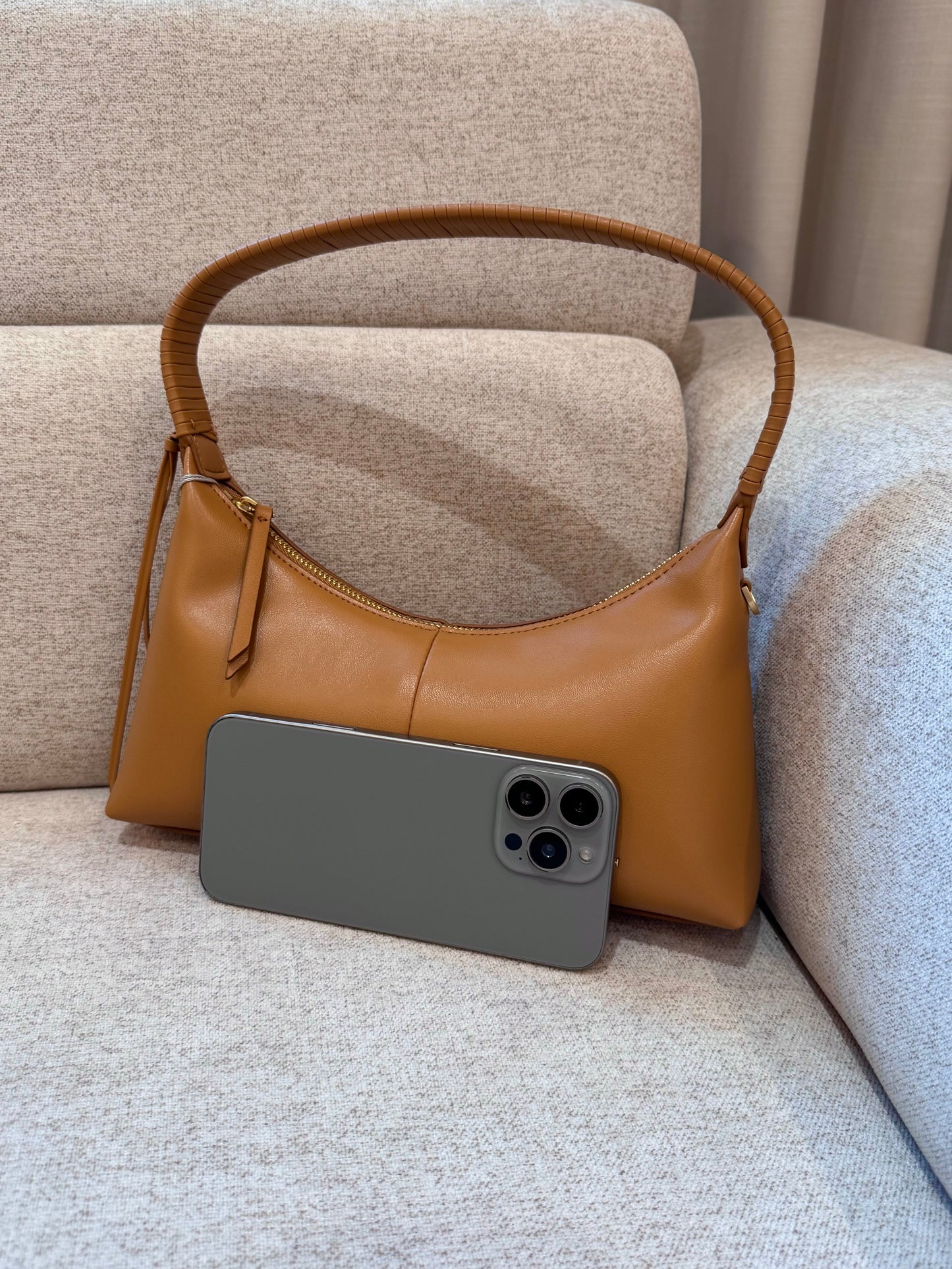 Simone Shoulder Bag - Russet Brown