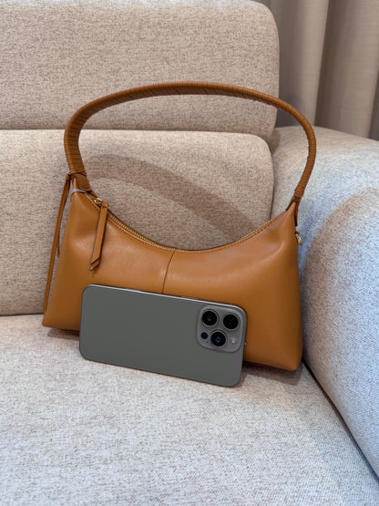 Simone Shoulder Bag - Russet Brown