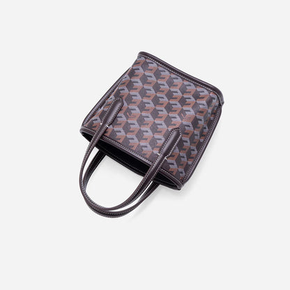 RUSSO MICRO TOTE BAG- Chestnut Brown