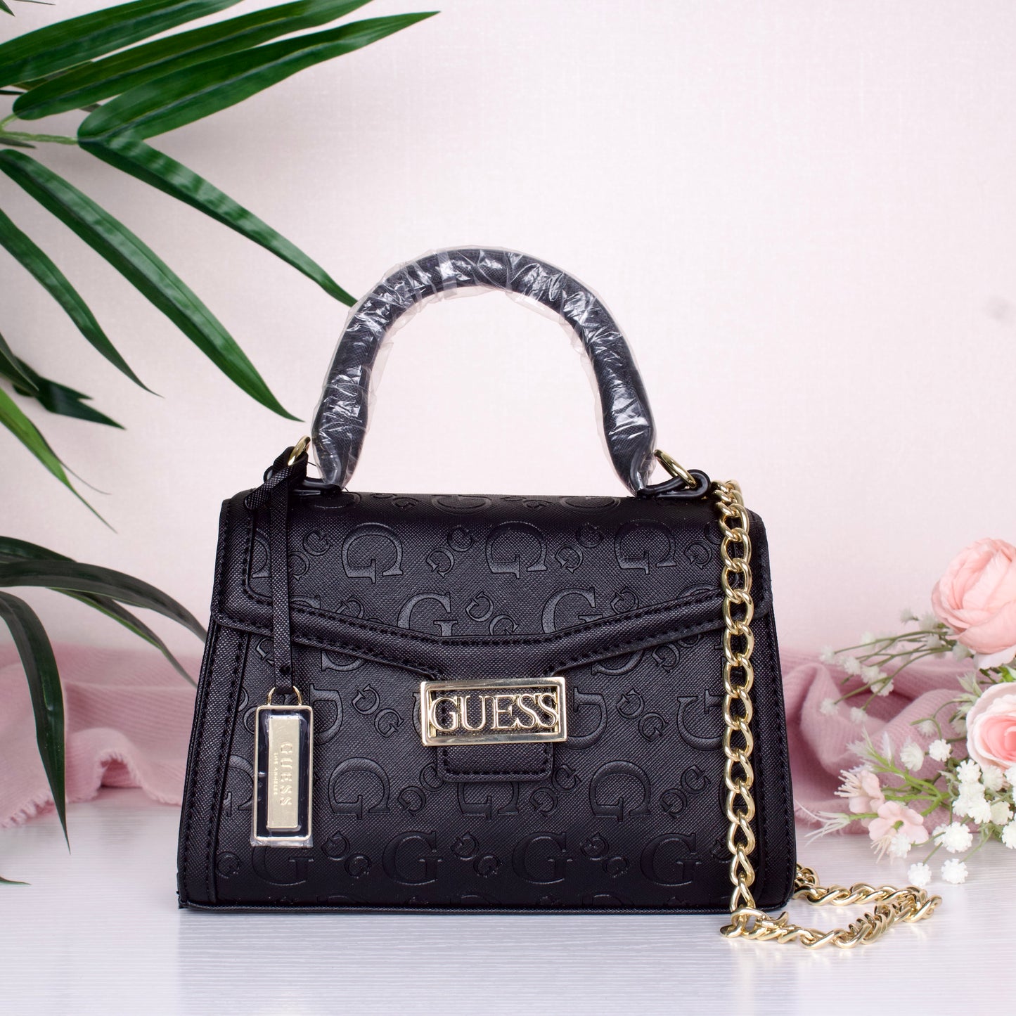 Sabrina Top-Handle Mini Bag- Black