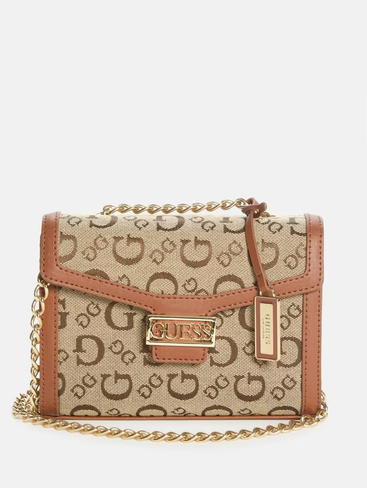 Sabrina Wallet on a String- Brown
