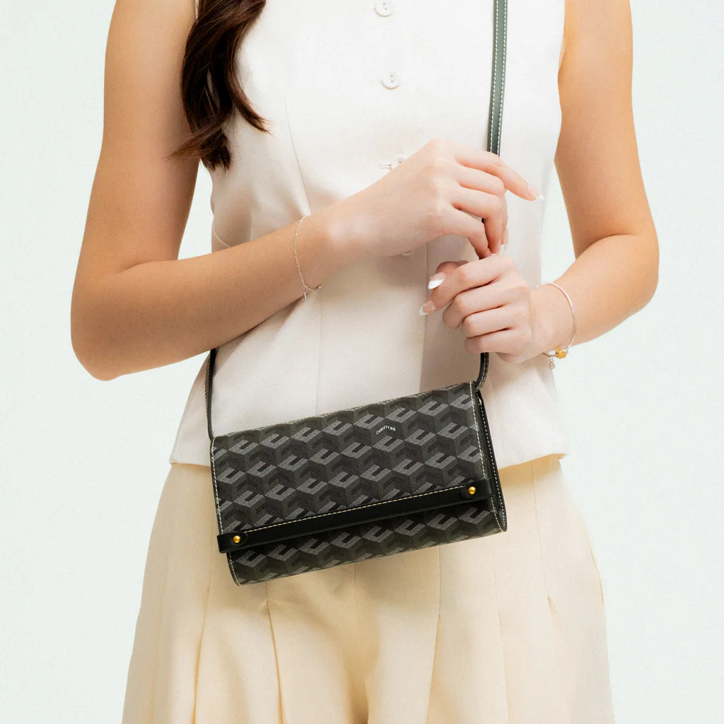 DIEGO SHOULDER BAG- Black