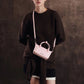 Sammie Knotted-Handle Tote Bag - Cotton Candy Pink
