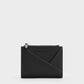 Midori Geometric Top-Zip Wallet - Noir