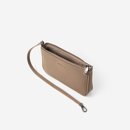 MILO NYLON POUCH- Almond