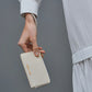 Multi-Slot Wristlet Card Holder - Cream