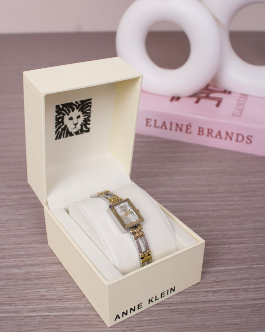 Women's Bracelet Watch Two Tone Silver/Gold