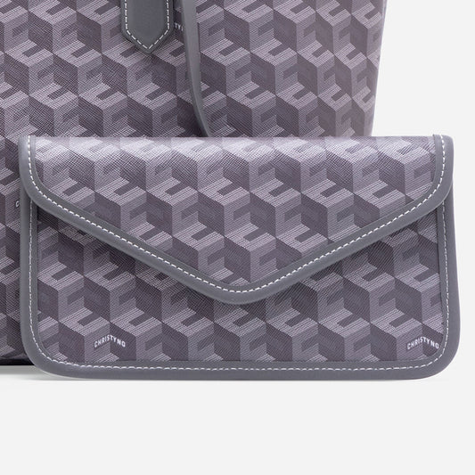 RUSSO MEDIUM TOTE BAG- Ash