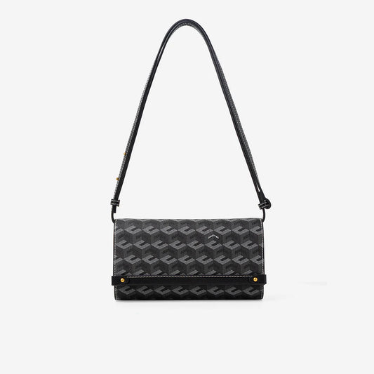 DIEGO SHOULDER BAG- Black