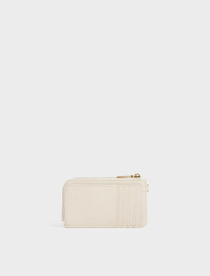 Multi-Slot Wristlet Card Holder - Cream