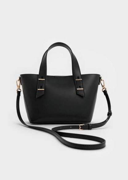 Mini Shania Tote Bag - Black