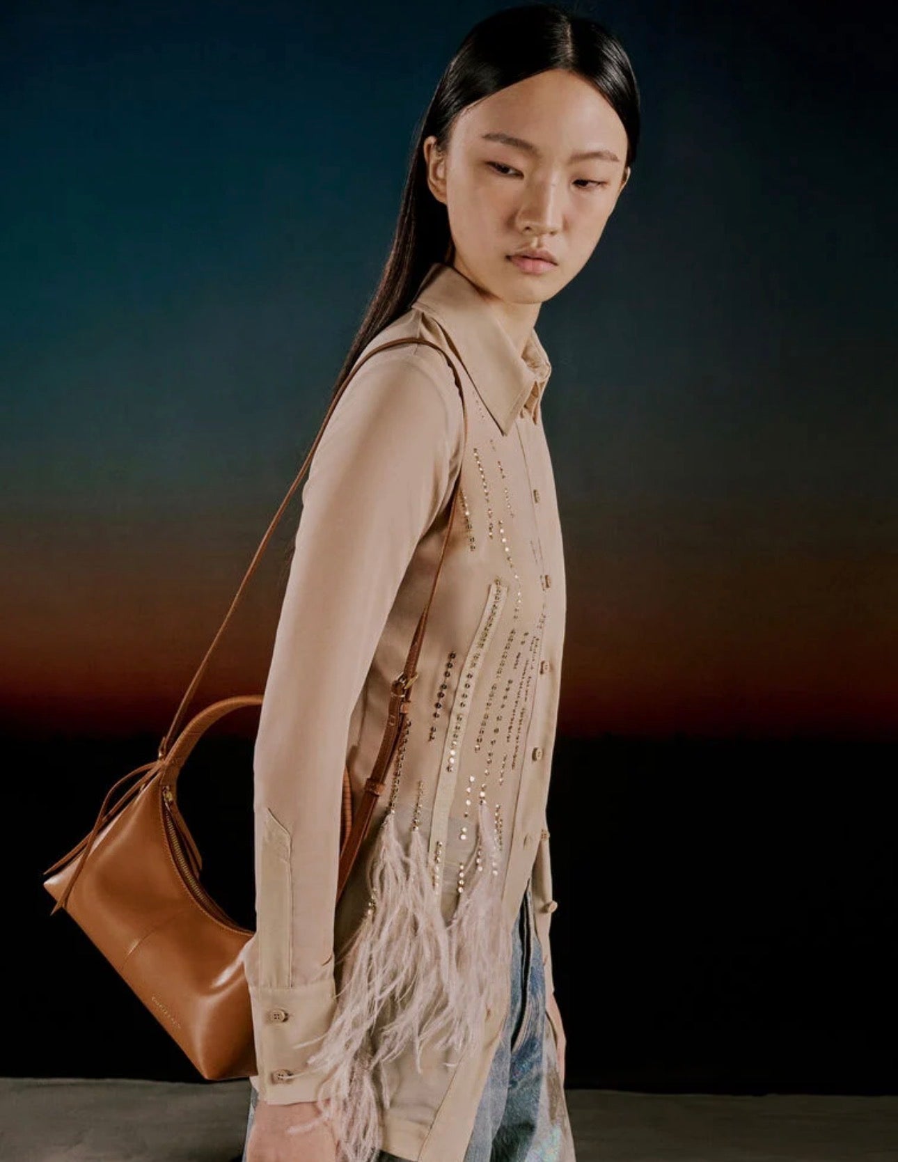 Simone Shoulder Bag - Russet Brown