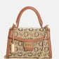 Sabrina Top-Handle Mini Bag- Brown