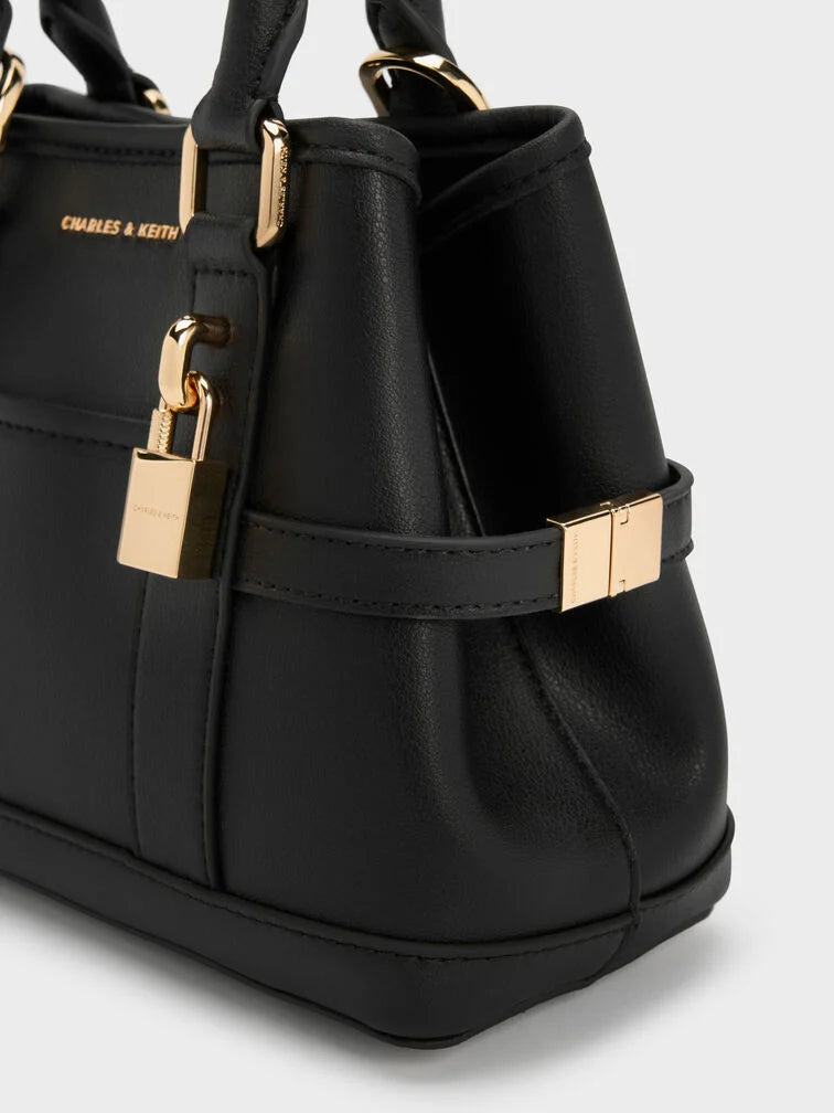 Mini Scottie Tote Bag - Black