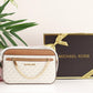 Jet Set Large Logo Crossbody Bag - VANILLA
