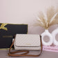 Medium Logo Convertible Crossbody Bag- VANILLA