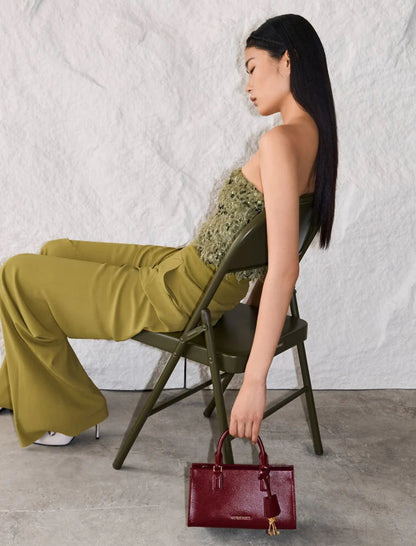 Mini Kerry Tote Bag - Mulberry Plum