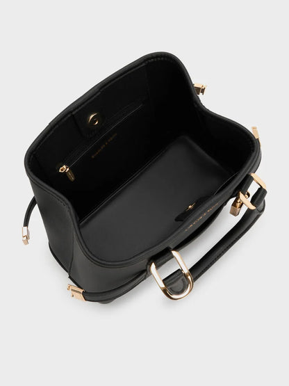 Mini Scottie Tote Bag - Black