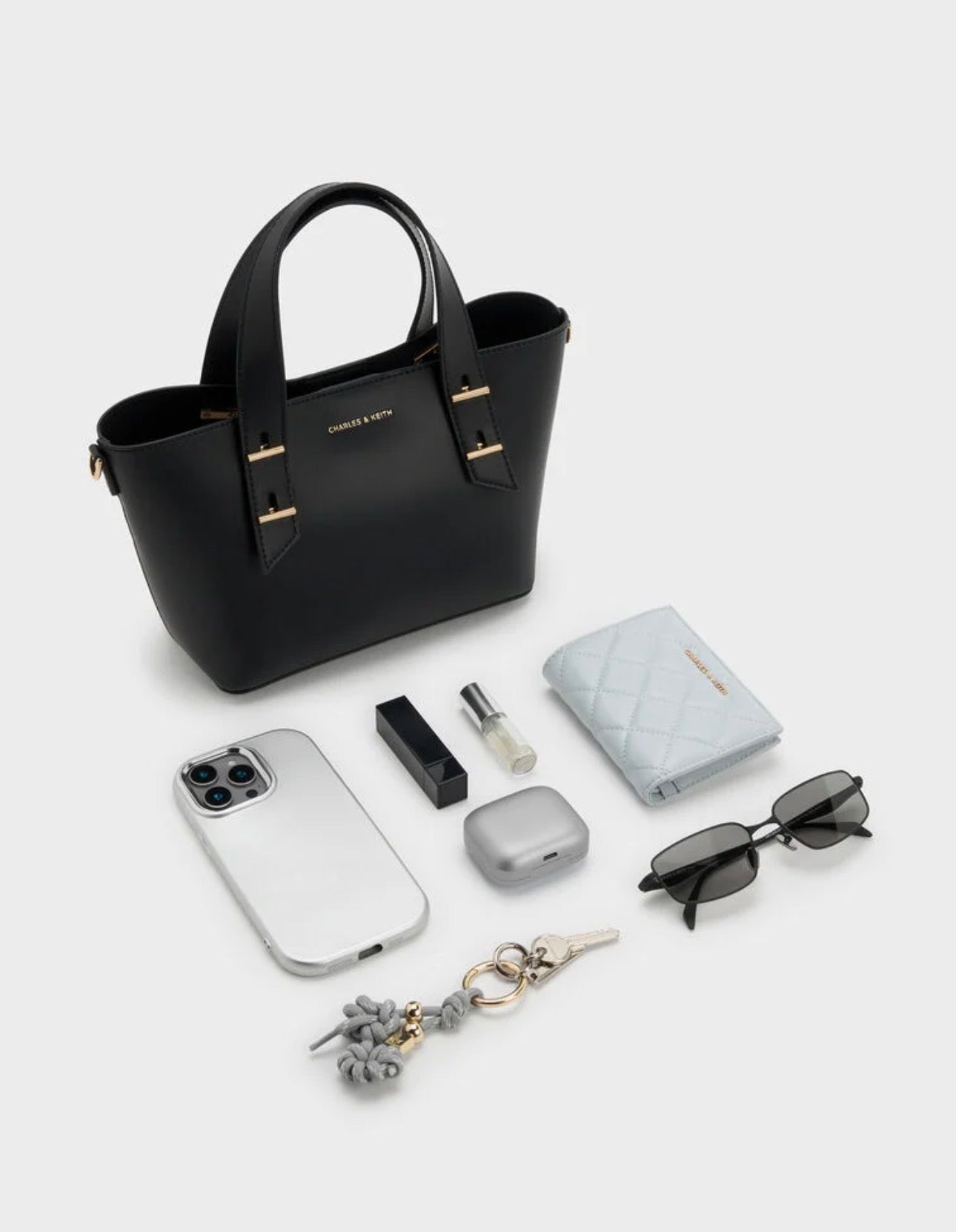 Mini Shania Tote Bag - Black