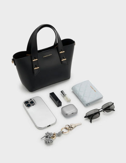 Mini Shania Tote Bag - Black