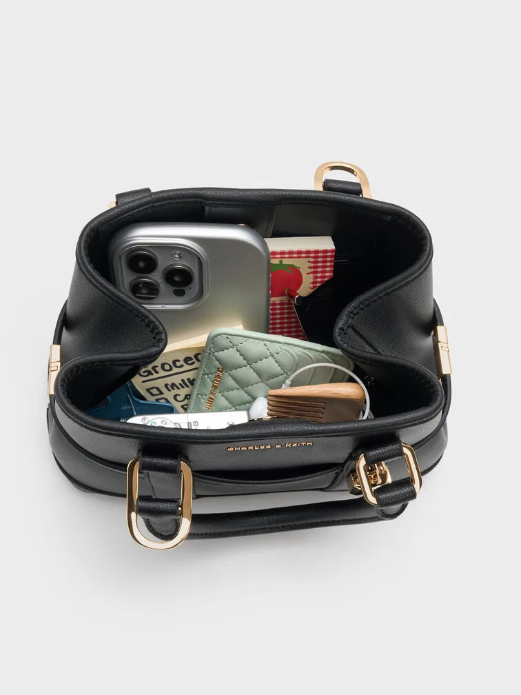 Mini Scottie Tote Bag - Black