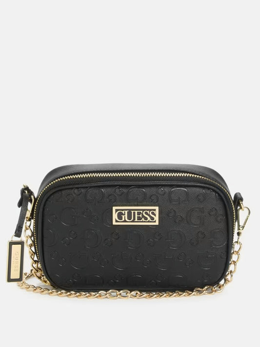 Sabrina Mini Camera Crossbody- Black