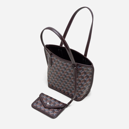 RUSSO MINI TOTE BAG- Chestnut Brown