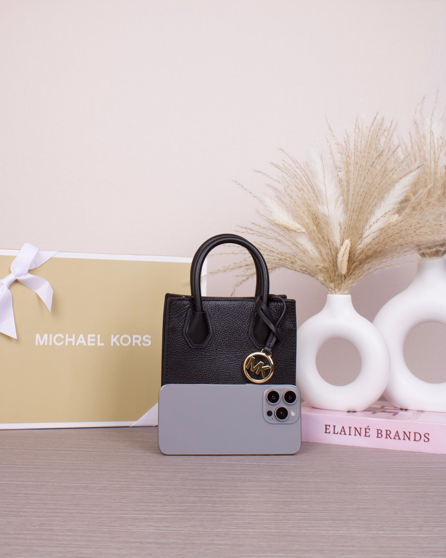 Mercer Extra-Small Pebbled Leather Crossbody Bag- BLACK