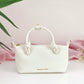 Sammie Knotted-Handle Tote Bag - Cream