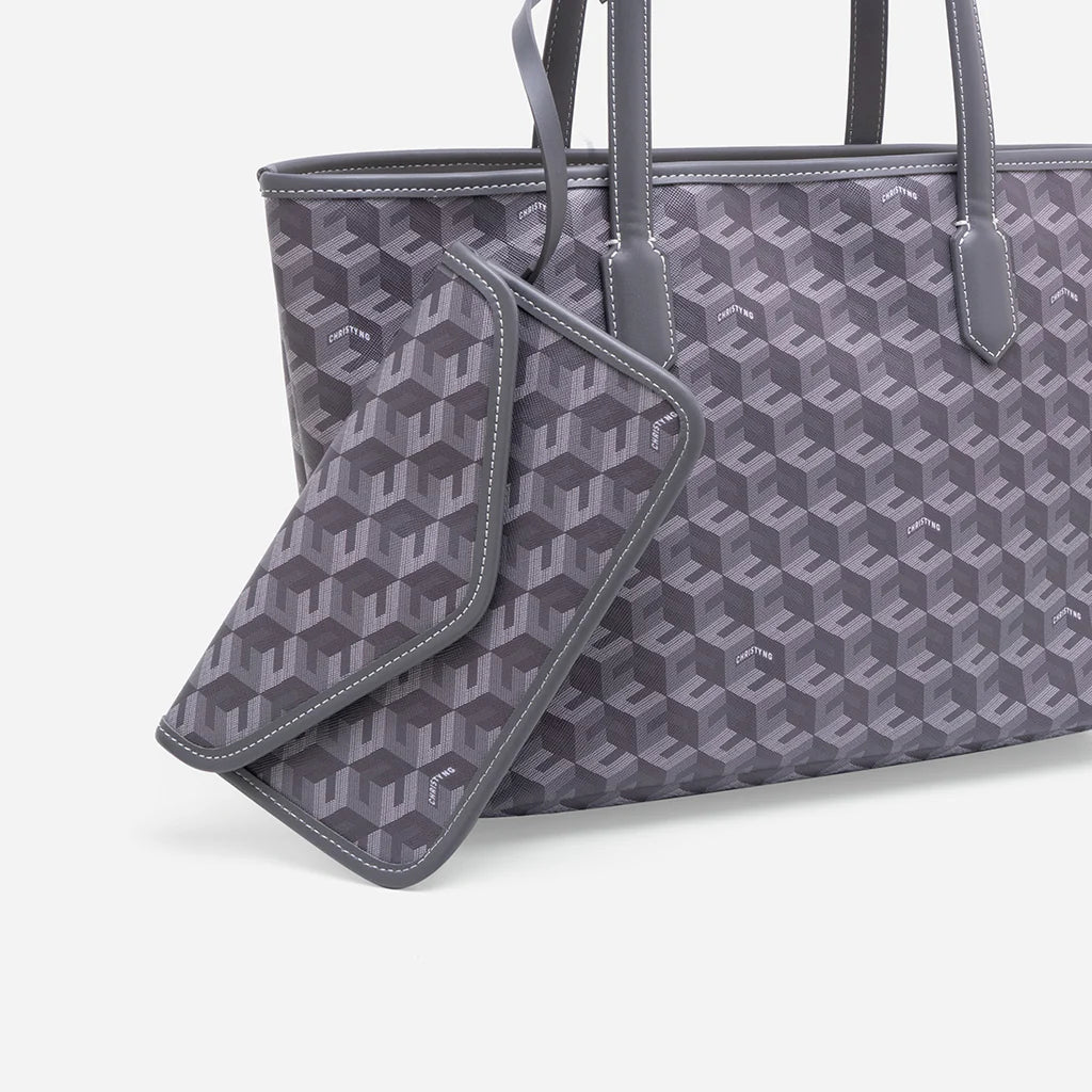 RUSSO MEDIUM TOTE BAG- Ash