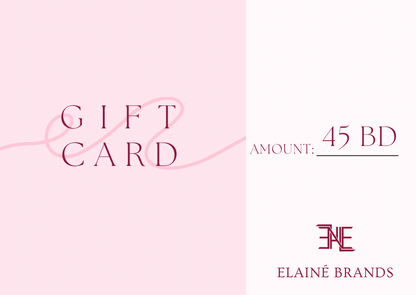 Elaine Brands Gift Card