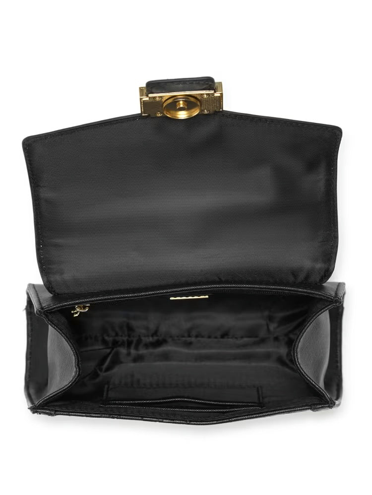 Sabrina Top-Handle Mini Bag- Black