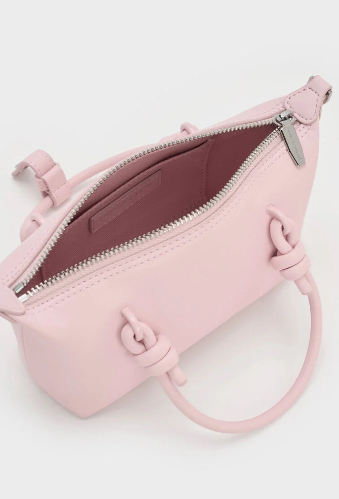 Sammie Knotted-Handle Tote Bag - Cotton Candy Pink