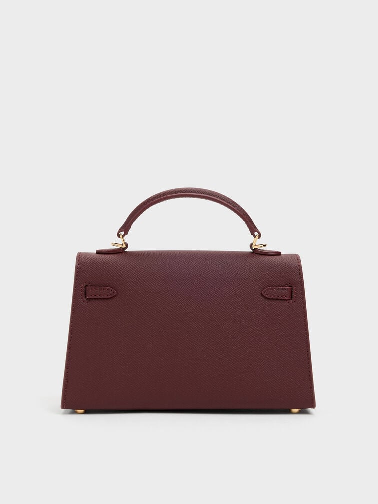 Tricha Knotted-Belt Top Handle Bag