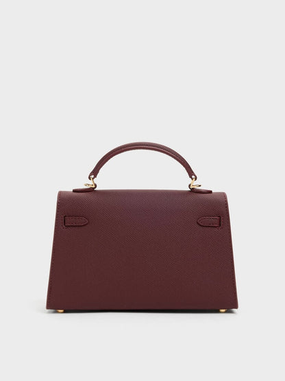 Tricha Knotted-Belt Top Handle Bag