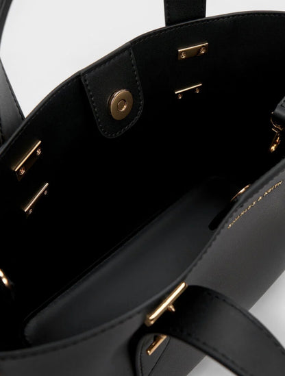 Mini Shania Tote Bag - Black