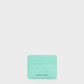 Cleo Quilted Card Holder - Mint Green