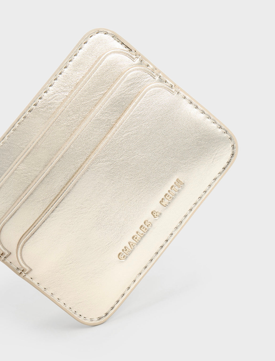 Multi-Slot Card Holder - Gold