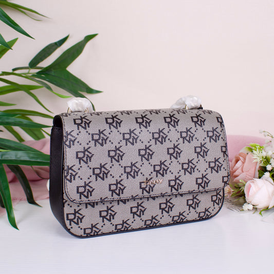 Sina Shoulder Flap - warm grey/black