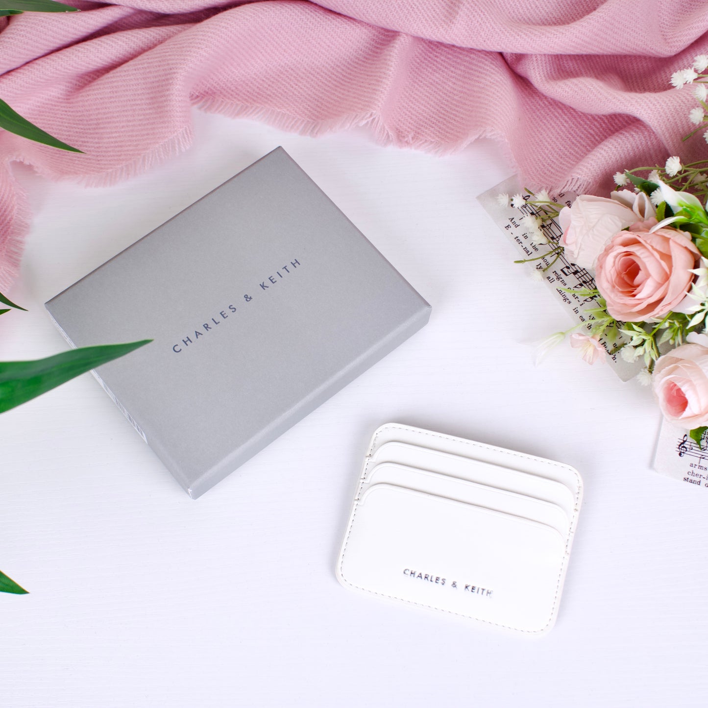 Multi-Slot Card Holder - White